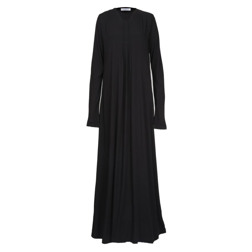 simple black abaya