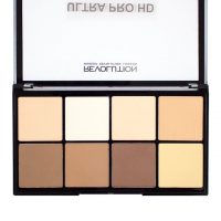 Makeup Revolution London HD Pro Powder Contour Set For Women - Multicolour
