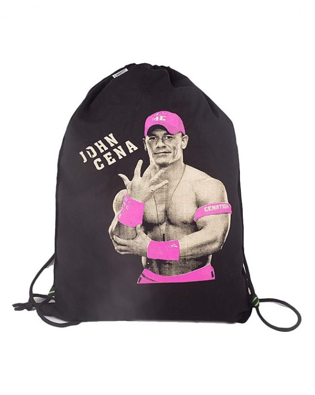 Nukkar John Cena Drawstring Bag - Black