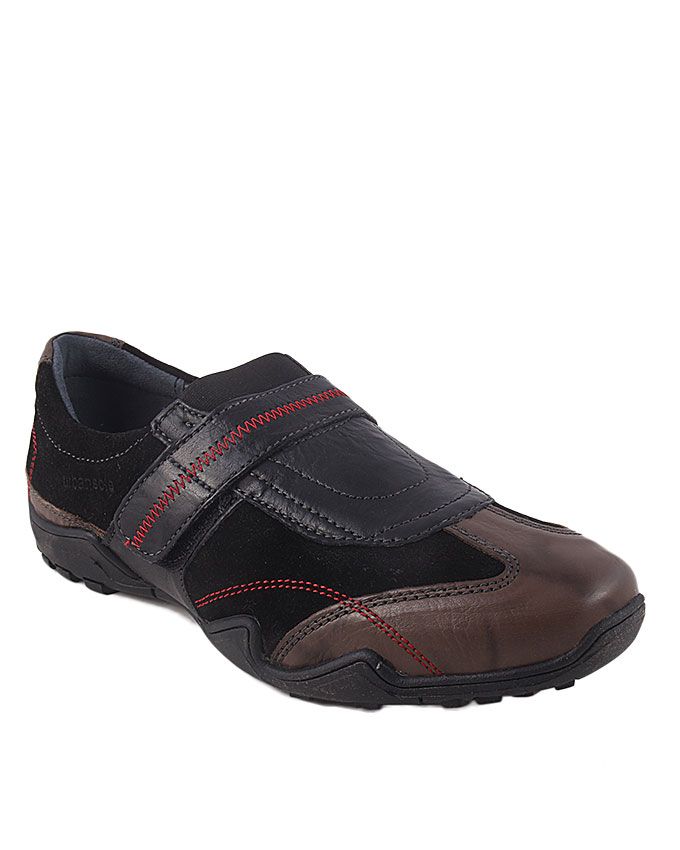 leather velcro shoes
